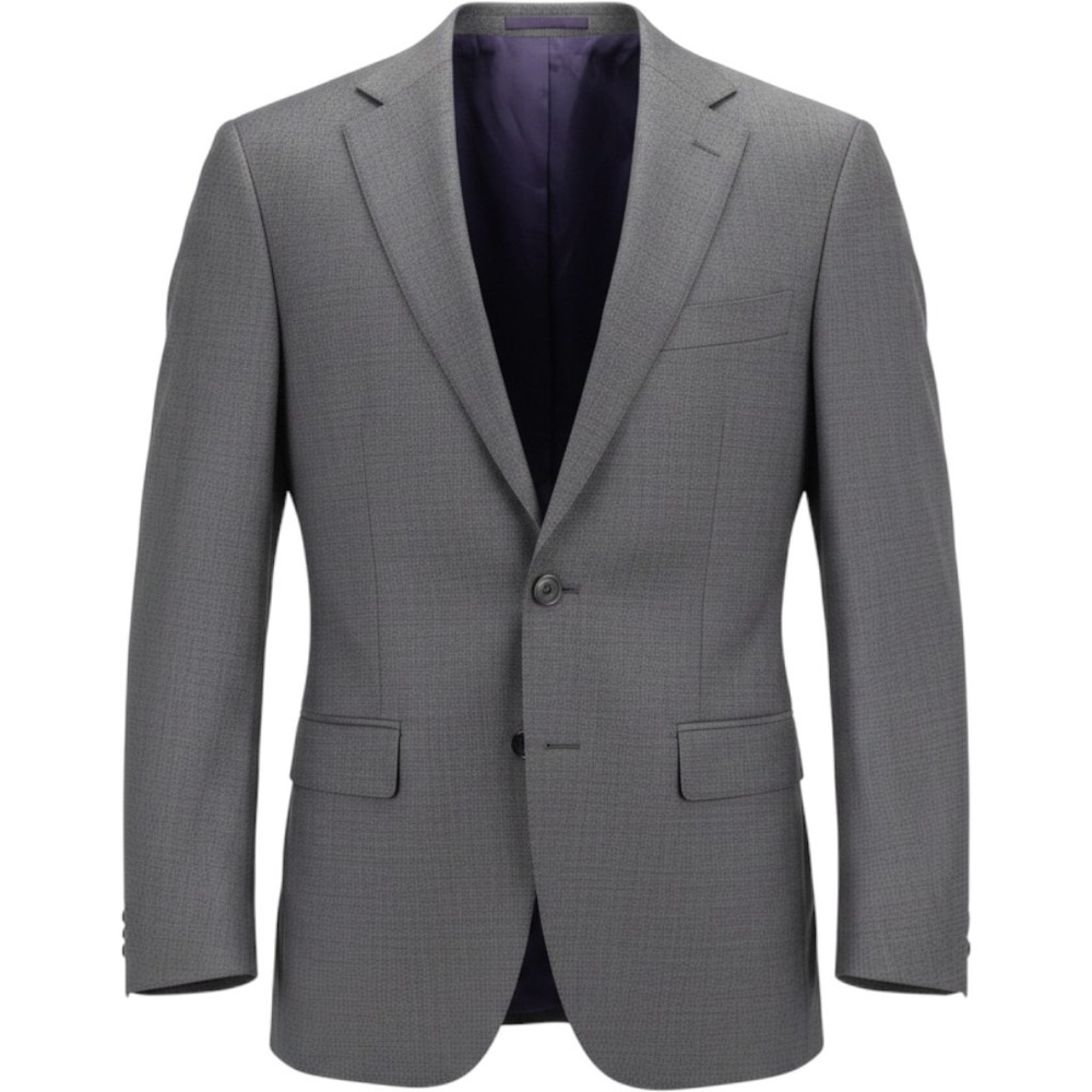 Suitsupply Napoli Grey Wool 2 Piece Suit Mens 44R Jacket 34W Pants P5289M